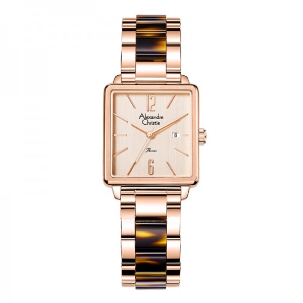 Alexandre Christie AC 2B80 Rosegold Brown LDBRGLN Alexandre Christie AC 2B80 Rosegold Brown LDBRGLN